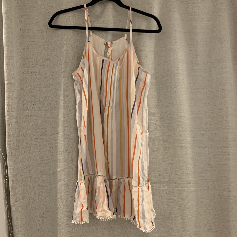 Striped spaghetti strap sundress